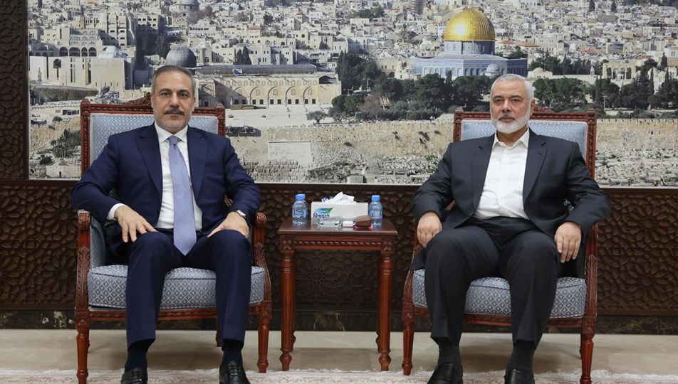 Bakan Fidan, Hamas lideri Haniye ile görüştü
