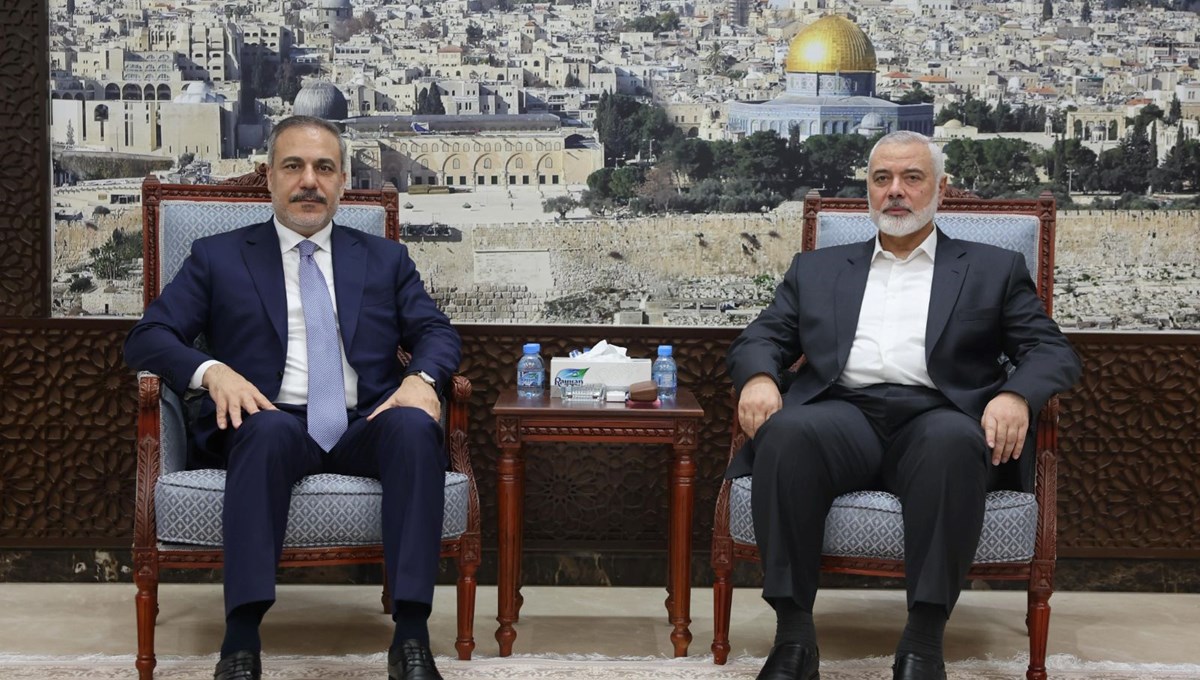 Bakan Fidan, Hamas lideri Haniye ile görüştü Bakan Fidan, Hamas lideri Haniye ile görüştü