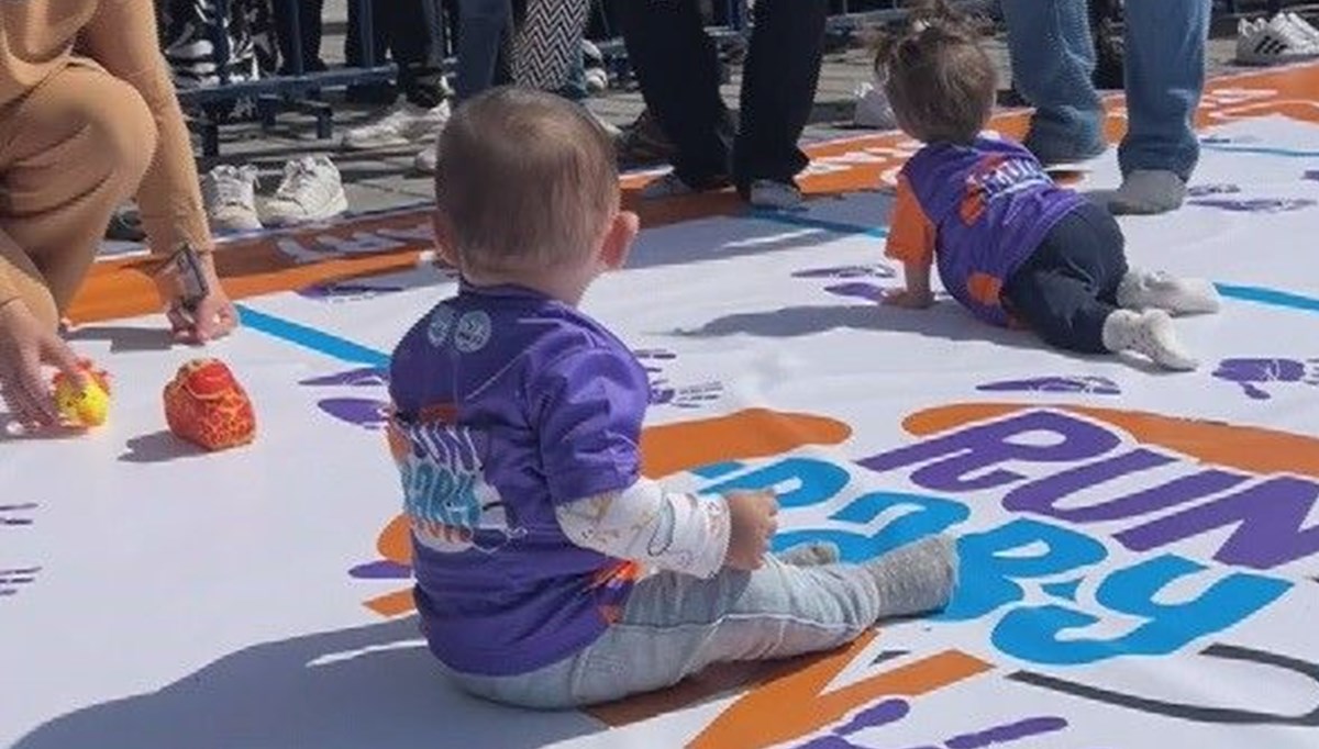 Kayseri Yarı Maratonu’nda bebekler de yarıştı