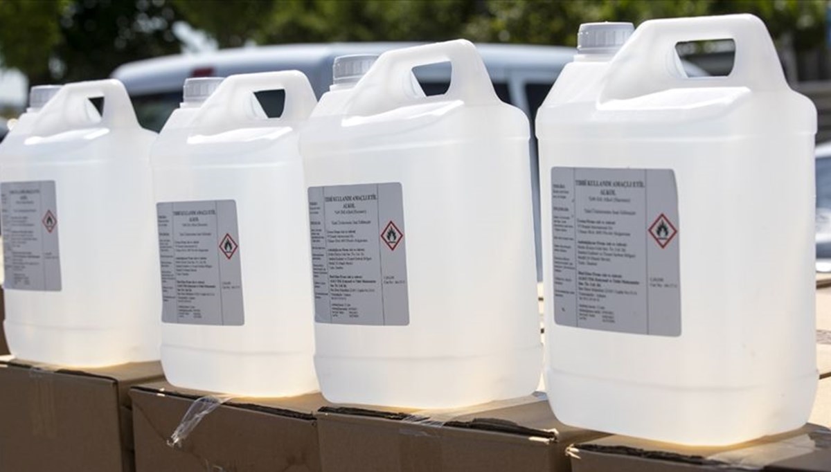 Etil alkole düzenleme: 250 litre altı ambalajlı satılacak