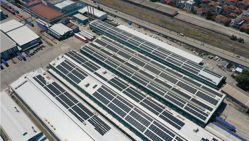 Tren üretiminde güneş enerjisi dönemi