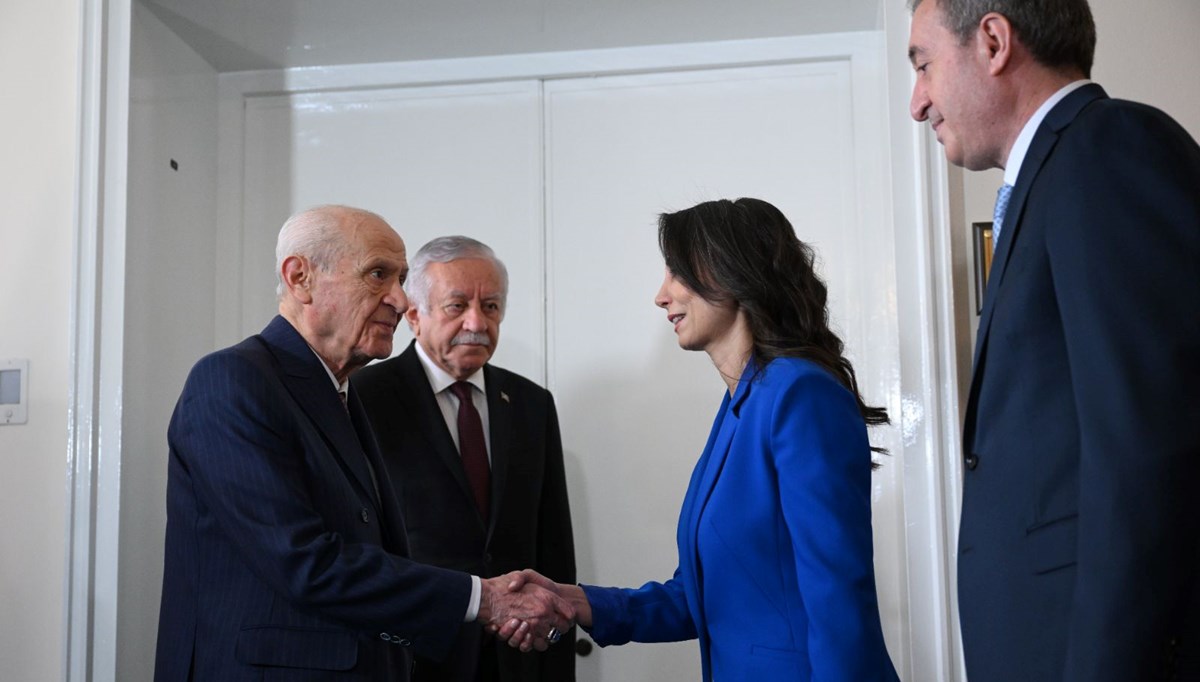 Bahçeli, DEM Parti heyetiyle görüştü Bahçeli, DEM Parti heyetiyle görüştü
