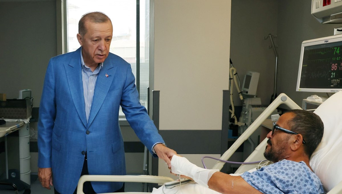 Cumhurbaşkanı Erdoğan’dan hastanede tedavi gören Sabancı çiftine ziyaret