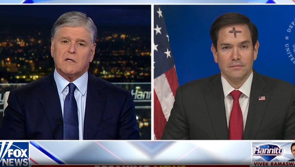 ABD Dışişleri Bakanı, alnında haç işaretiyle Hamas'a seslendi: