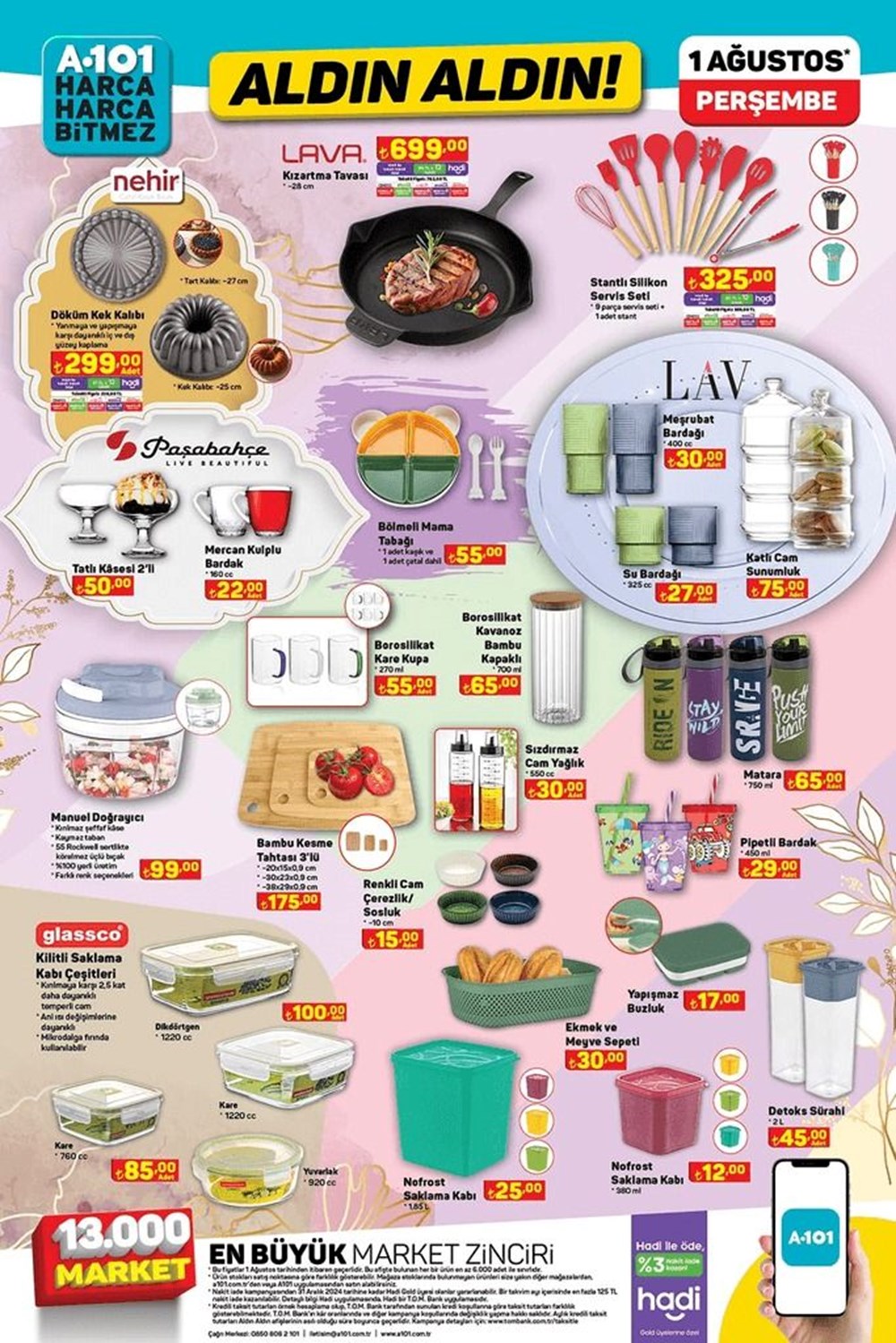 تركيا اليوم سلسلة متاجر BIM وA101 تعلن عن عروض كثيرة ابتداءً من 1 أغسطس خصومات A101 الحالية 1 أغسطس 2024: منتجات مخفضة جديدة من سوق A101 هذا الأسبوع - 5