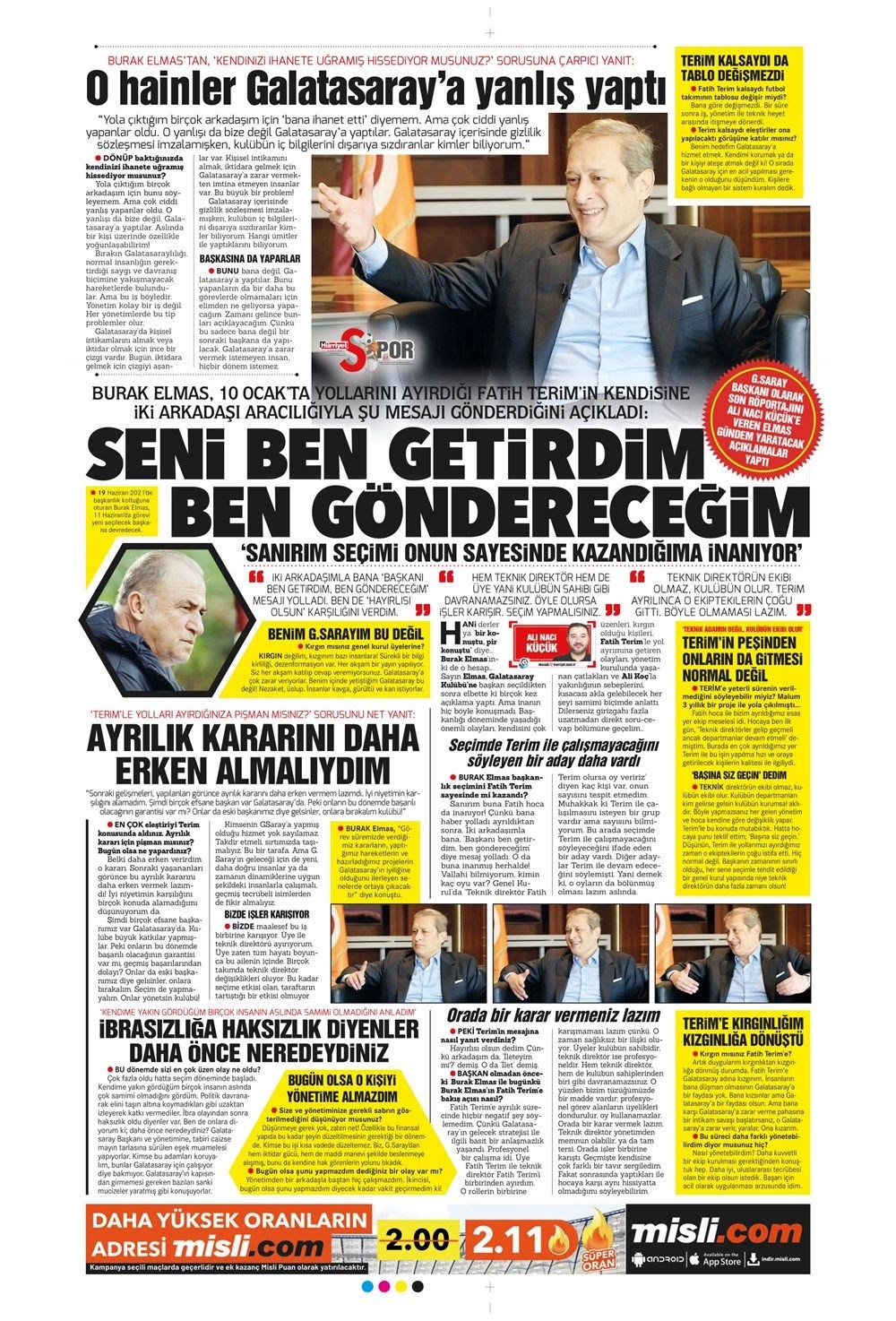 Günün spor manşetleri (6 Haziran 2022) - 20