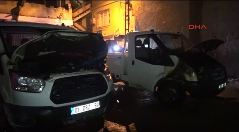 Adana'da bir gecede 8 araç kundaklandı - 2
