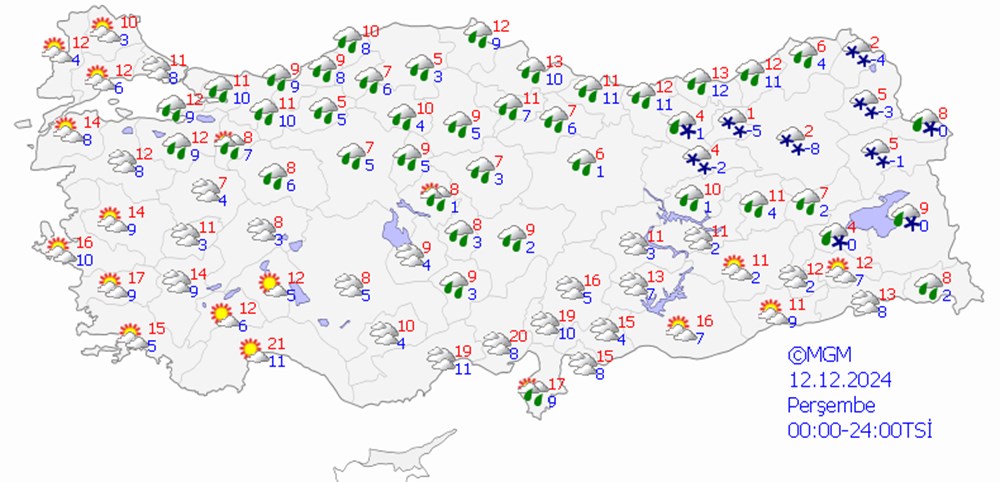 Meteorolojiden ve AKOM'dan uyarı: İstanbul dahil 10 il için sarı ve turuncu kod - 15