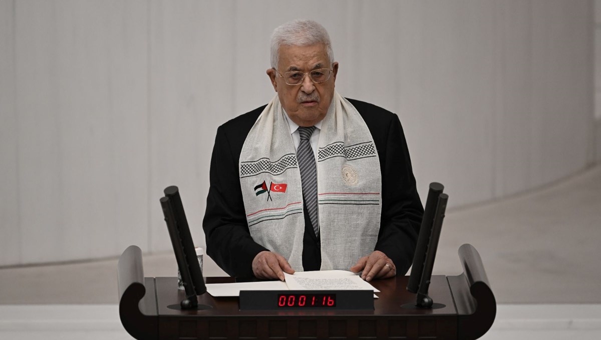 Filistin Devlet Başkanı Mahmud Abbas Meclis'e hitap etti: Filistin Devlet Başkanı Mahmud Abbas Meclis'e hitap etti: