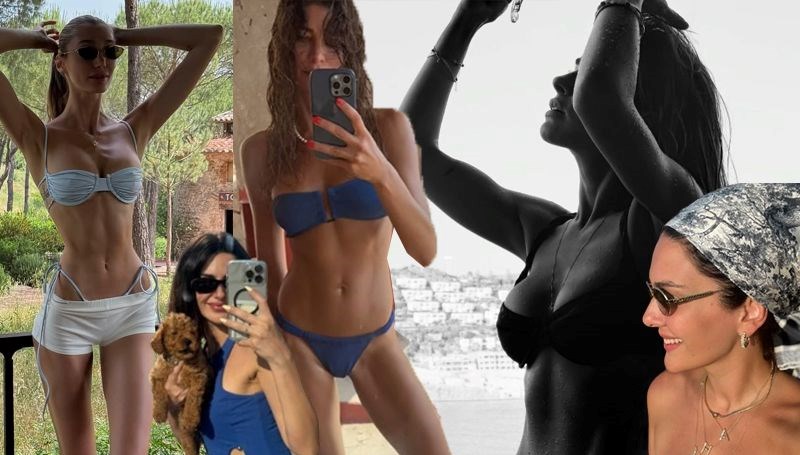 Ünlü isimlerden tatil pozları