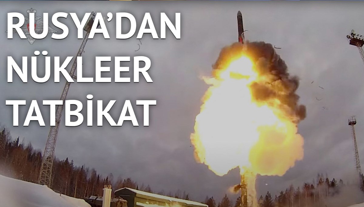 Tatbikatta hedefler balistik füzelerle vuruldu