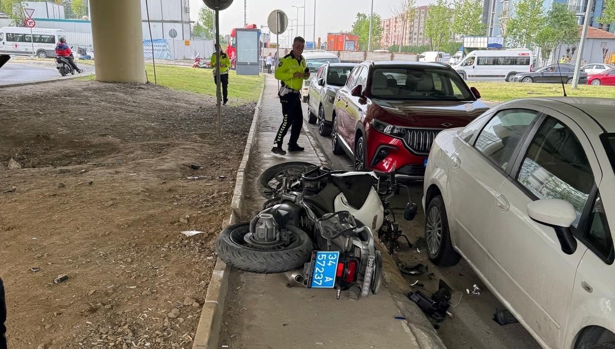 Ümraniye'de kaza yapan motosikletli trafik polisi şehit oldu