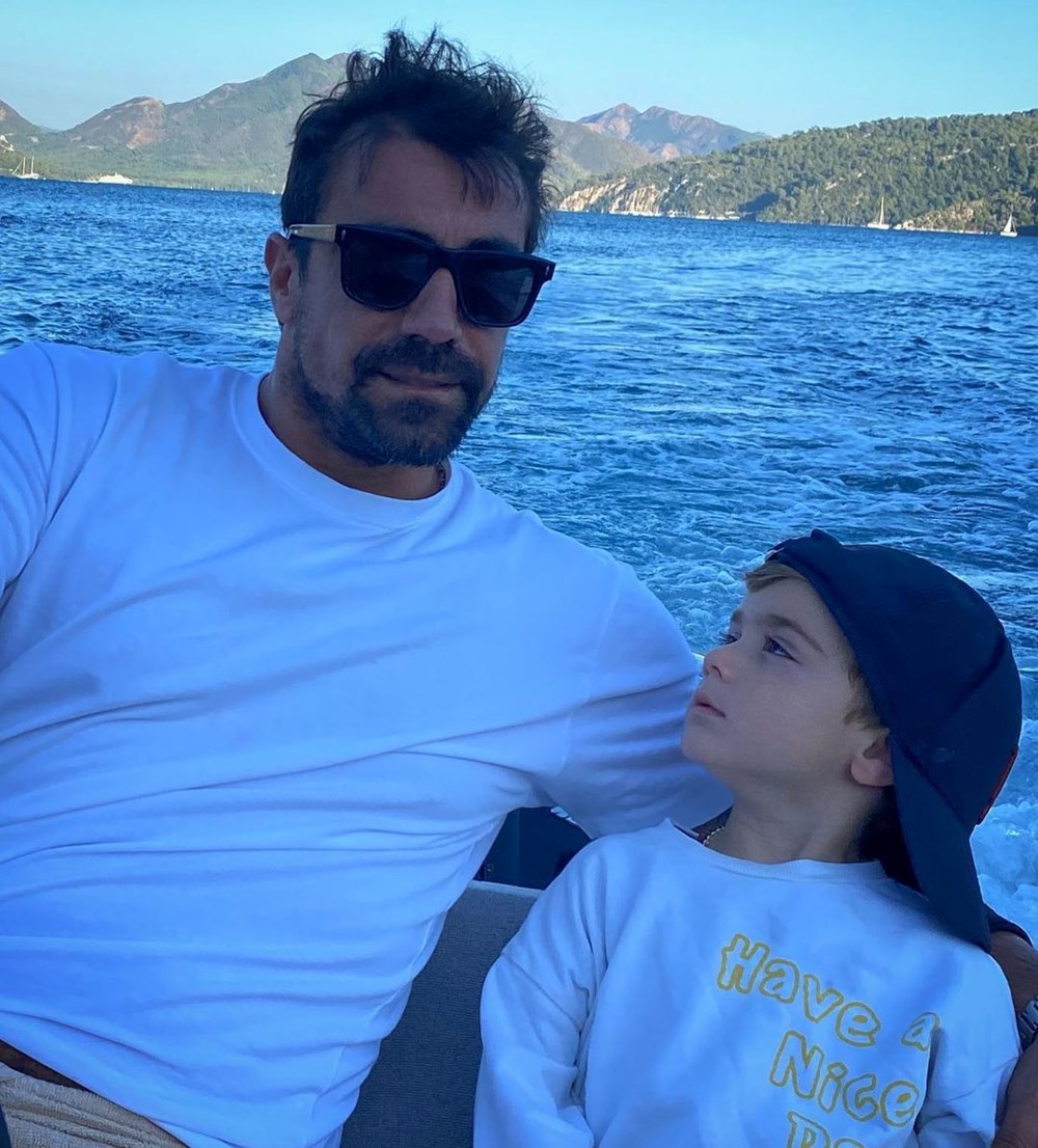 İbrahim Çelikkol ile oğlu Ali'den tatil pozları - 2