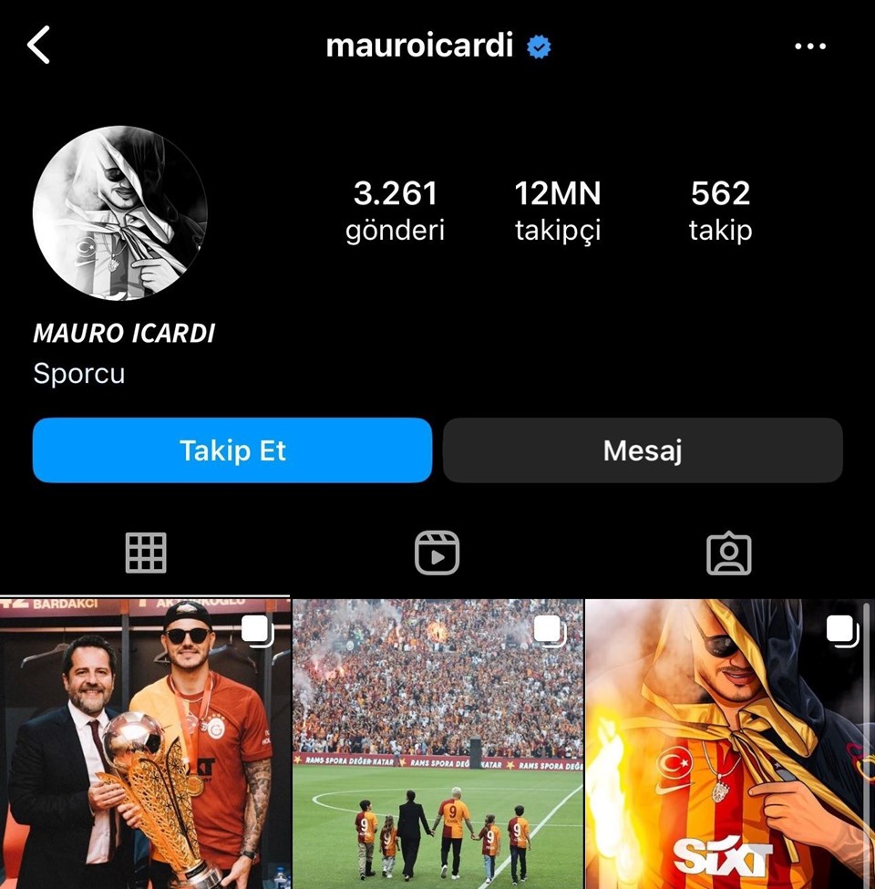 Icardi, Instagram'da "Galatasaray" öne çıkarılanlarını kaldırdı - 1