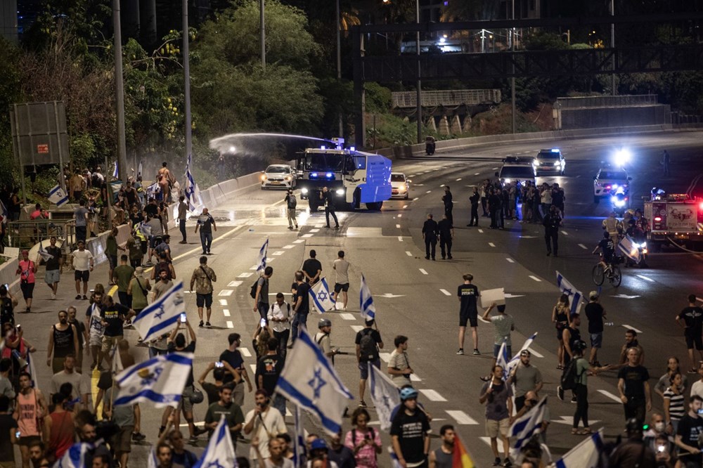 İsrail'de hükümetin yargı düzenlemesine karşı protestolar sürüyor - 17