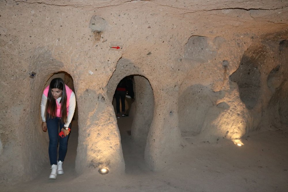 Kaymaklı Yer Altı Şehri turistleri gizemli yolculuğa çıkarıyor - 1