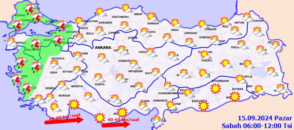 Meteoroloji ve AKOM'dan İstanbul için gök gürültülü sağanak uyarısı - 2