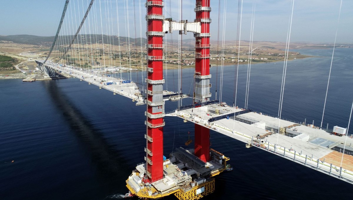 1915 Çanakkale Köprüsü'nde sona doğru: Son tabliye montajı 13 Kasım'da
