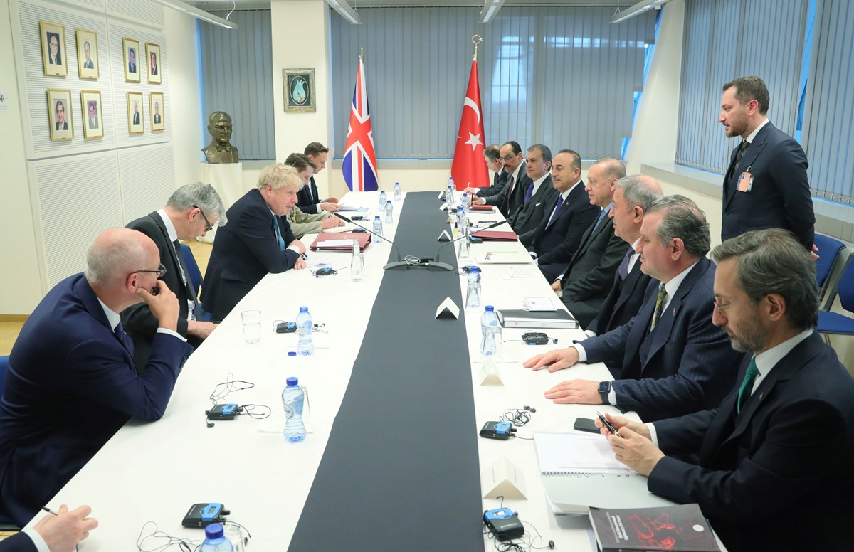 Cumhurbaşkanı Recep Tayyip Erdoğan, NATO Olağanüstü Devlet ve Hükümet Başkanları Zirvesi kapsamında, NATO Karargahı