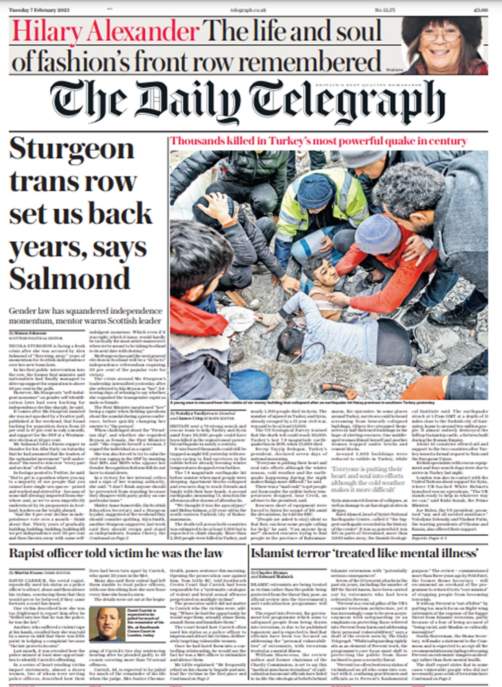 Kahramanmaraş merkezli depremler dünya manşetlerinde: Yüzyılın en güçlü depremi - 4