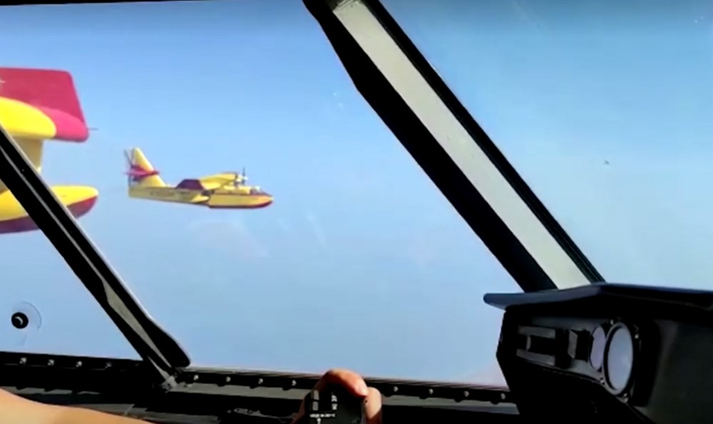 İspanyol ve Hırvat pilotlar Türkiye'de: Havadan ilk görüntüler - 11