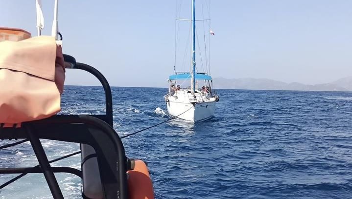 Fethiye açıklarında kurtarma operasyonu