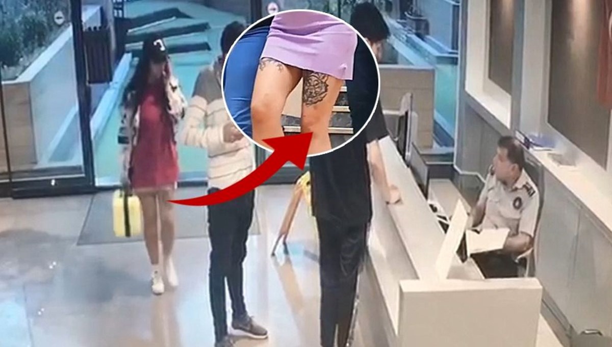 Mini etekli hırsızı bacağındaki dövme yakalattı