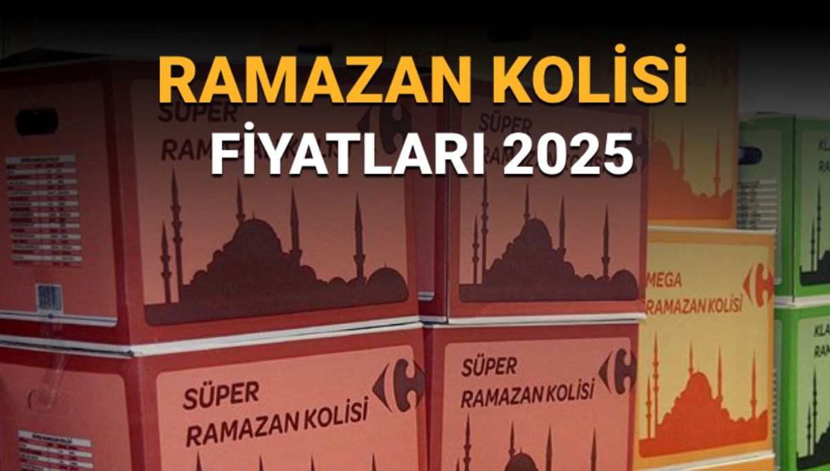 Marketlerde Ramazan kolisi fiyatları 2025 ne kadar, içerisinde neler var? Zincir market Ramazan kolisi fiyatları