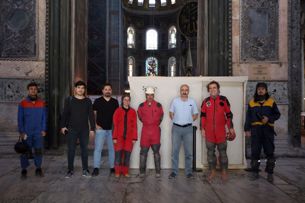 Ayasofya'da yer altı yapıları keşfedildi - 7