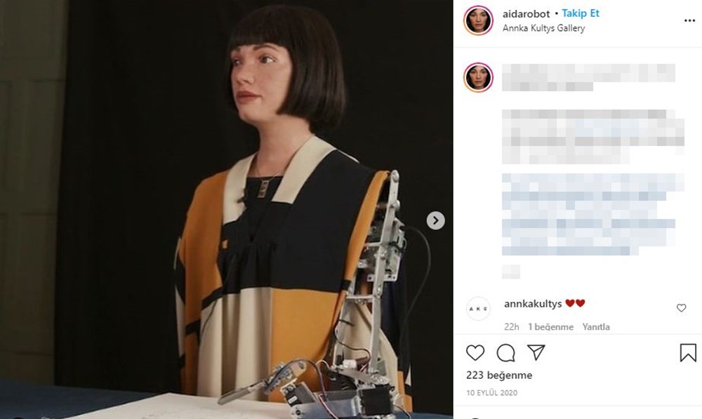 Robot Ai-Da’dan otoportre sergisi - 7