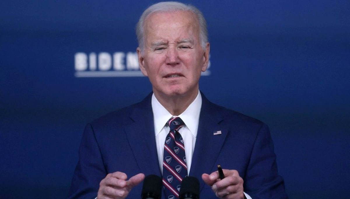 ABD Başkanı Joe Biden açıklamasını yarıda kesti ABD Başkanı Joe Biden açıklamasını yarıda kesti