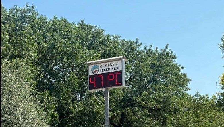 Termometreler 47 dereceyi gösterdi