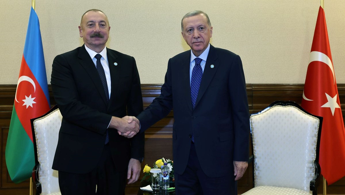 Cumhurbaşkanı Erdoğan, Aliyev ile görüştü