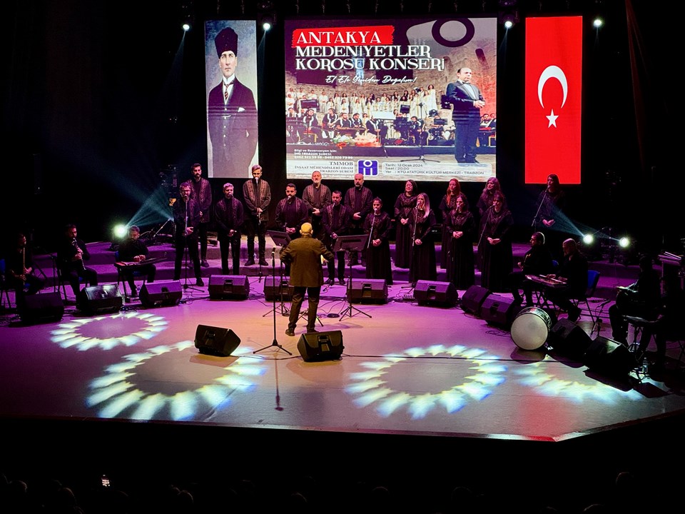 Antakya Medeniyetler Korosu Trabzon'da konser verdi - 1