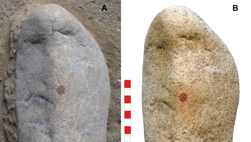 43 bin yıllık taşta parmak izi bulundu!