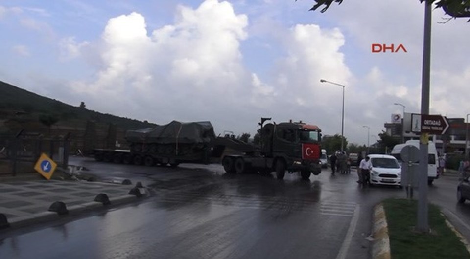 İstanbul'dan Gaziantep'e tank sevkiyatı sürüyor - 1