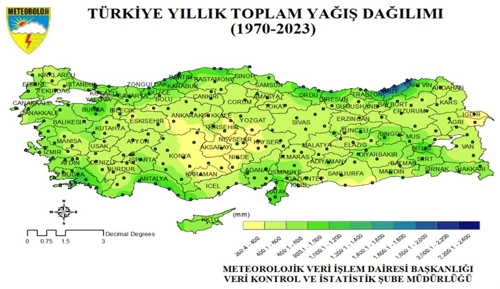 Kemer rekor kırdı: Metrekareye 491,5 kilogram yağış düştü - 1