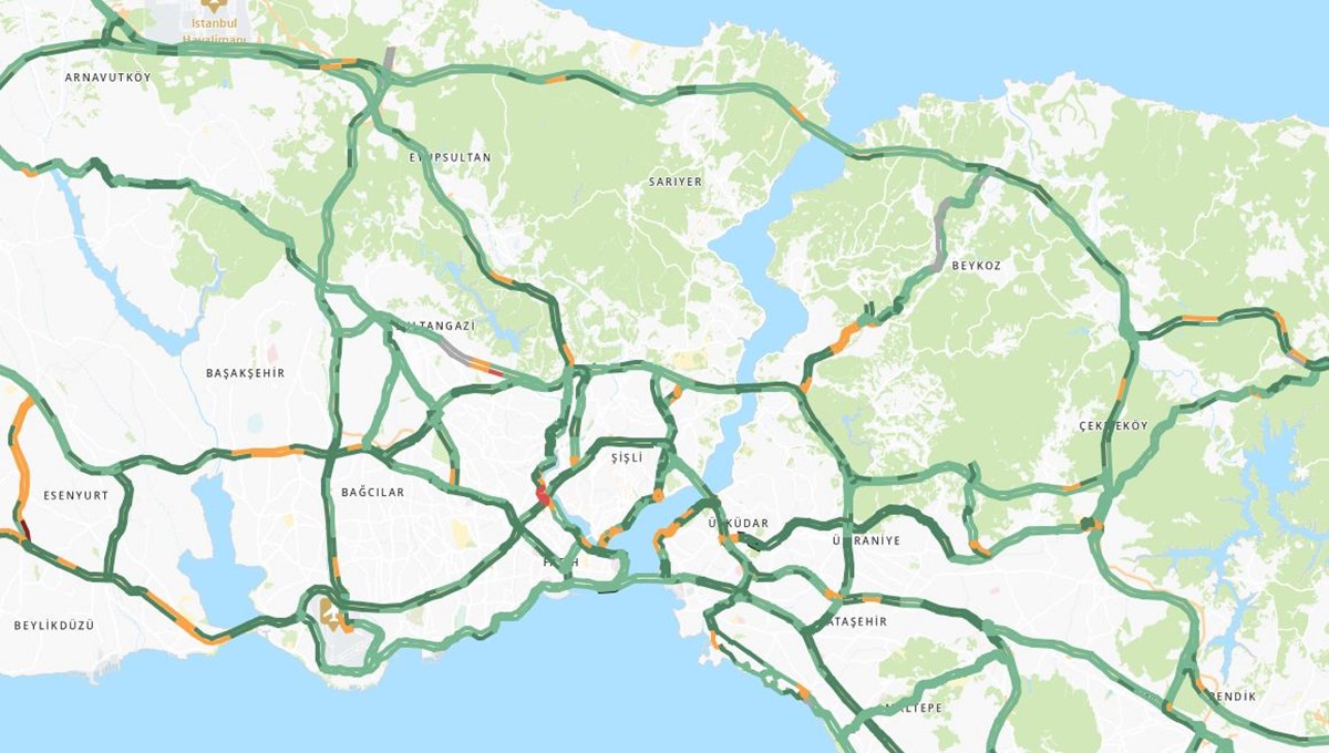İstanbul trafiğine kar etkisi: Trafikte son durum İstanbul trafiğine kar etkisi: Trafikte son durum