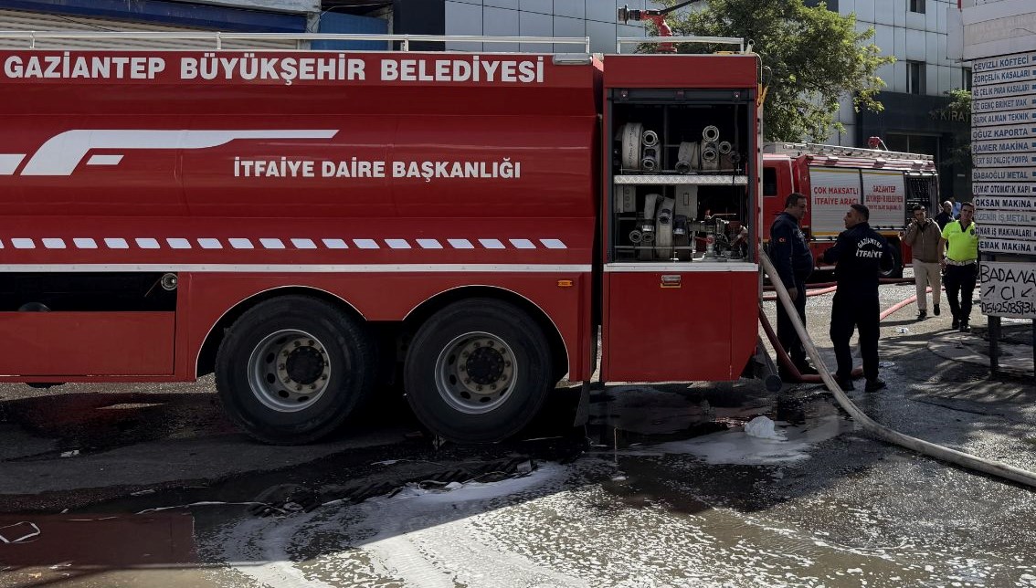 Gaziantep'te korkutan yangın