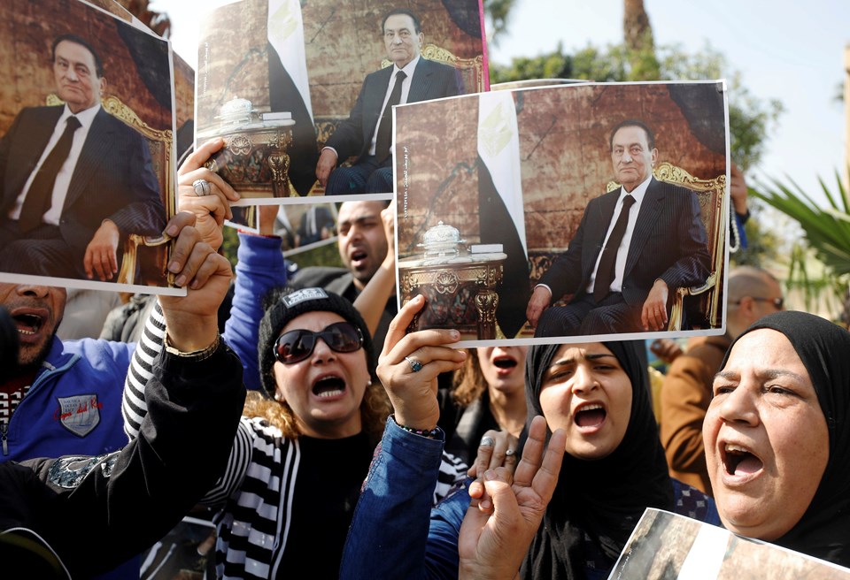 Mısır'ın eski Cumhurbaşkanı Mübarek için askeri cenaze töreni düzenlendi - 3