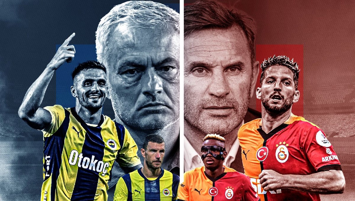 Süper Lig'de derbi zamanı: Fenerbahçe ve Galatasaray karşı karşıya geliyor (Muhtemel 11)