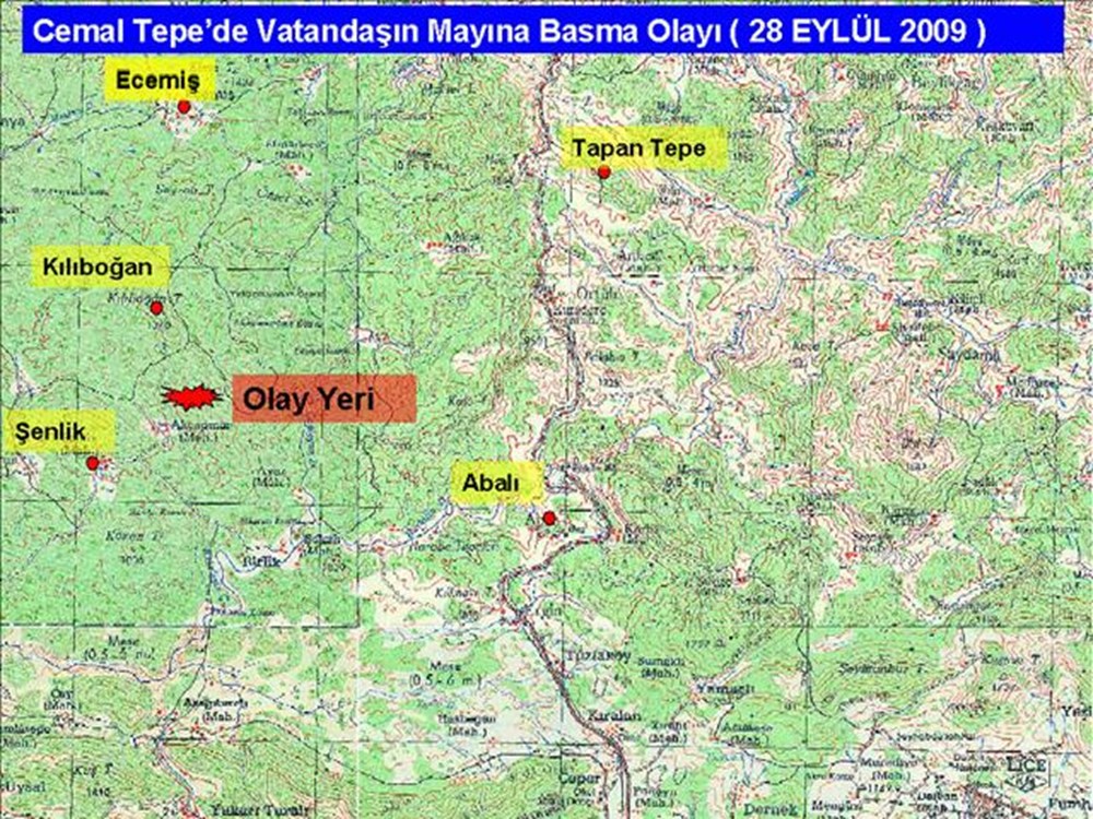 TSK'dan haritalı açıklama - 1