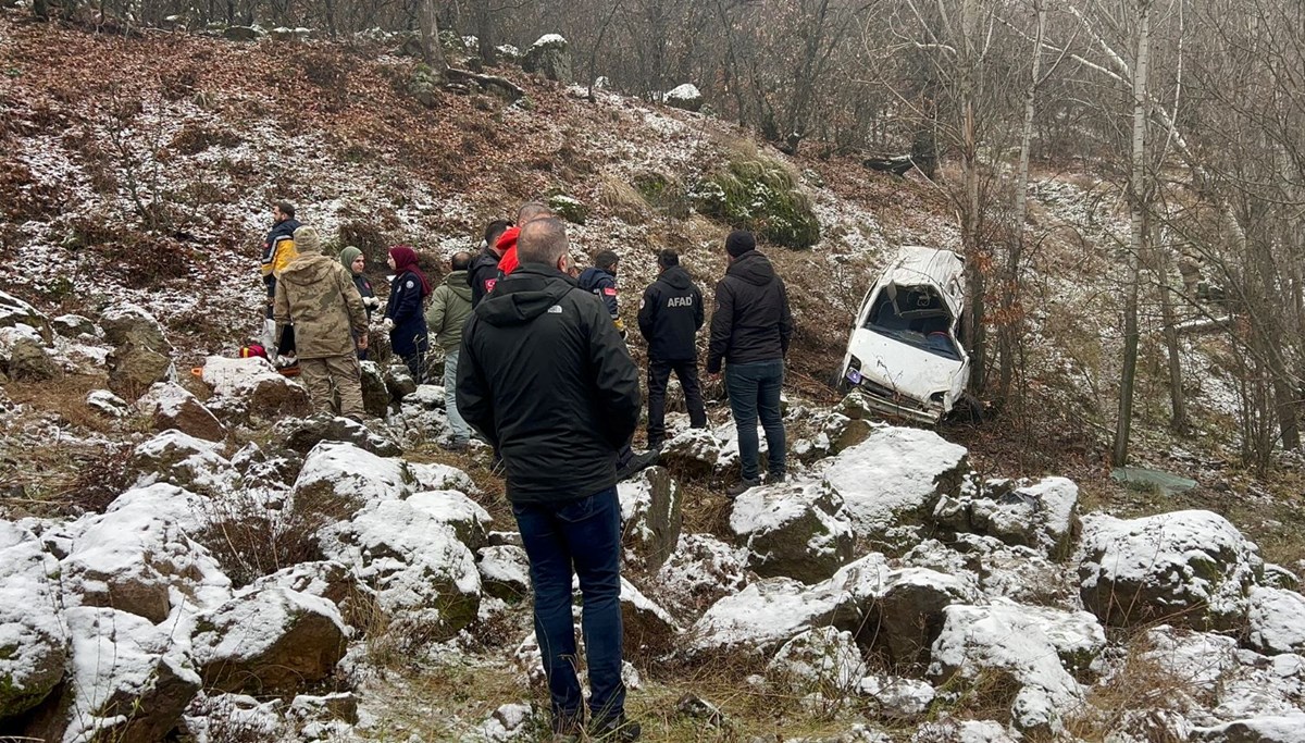 Tunceli’de uçuruma devrilen araçta 1 ölü, 1 ağır yaralı