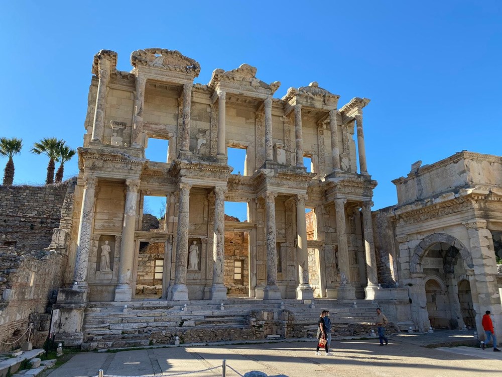 Efes Antik Kenti, pandemi döneminde de güvenli turizmin adresi oldu - 20