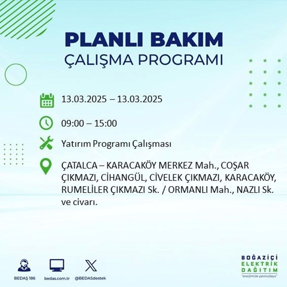 İstanbul'da Elektrikler Ne Zaman Gelecek? 19 İlçede Kesinti Alarmı (13 Mart Kesinti Haritası) 94 r C9AgQOuUGsS0kUZ5nKrw