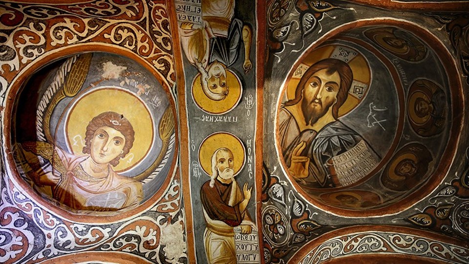 Kapadokya'daki bin yıllık fresklere özel koruma - 2