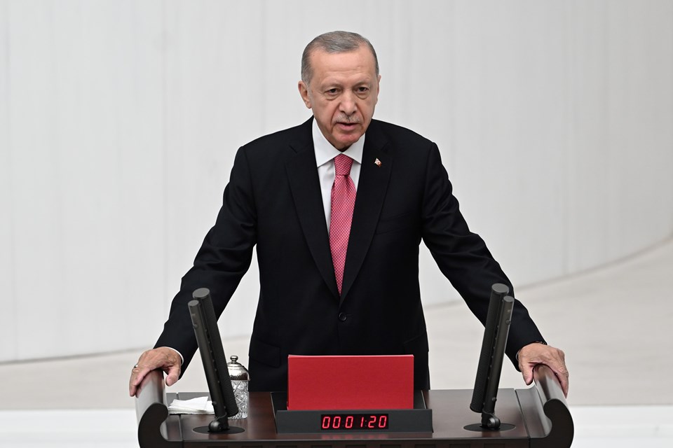 Cumhurbaşkanı Erdoğan, Meclis'te yemin etti - 1