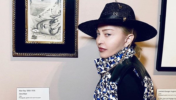 Madonna'dan müze ziyareti