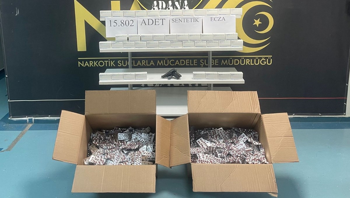 15 binden fazla uyuşturucu hap ele geçirildi 15 binden fazla uyuşturucu hap ele geçirildi