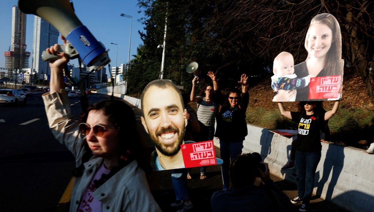 Tel Aviv'de halkın öfkesi bir kez daha sokaklara döküldü